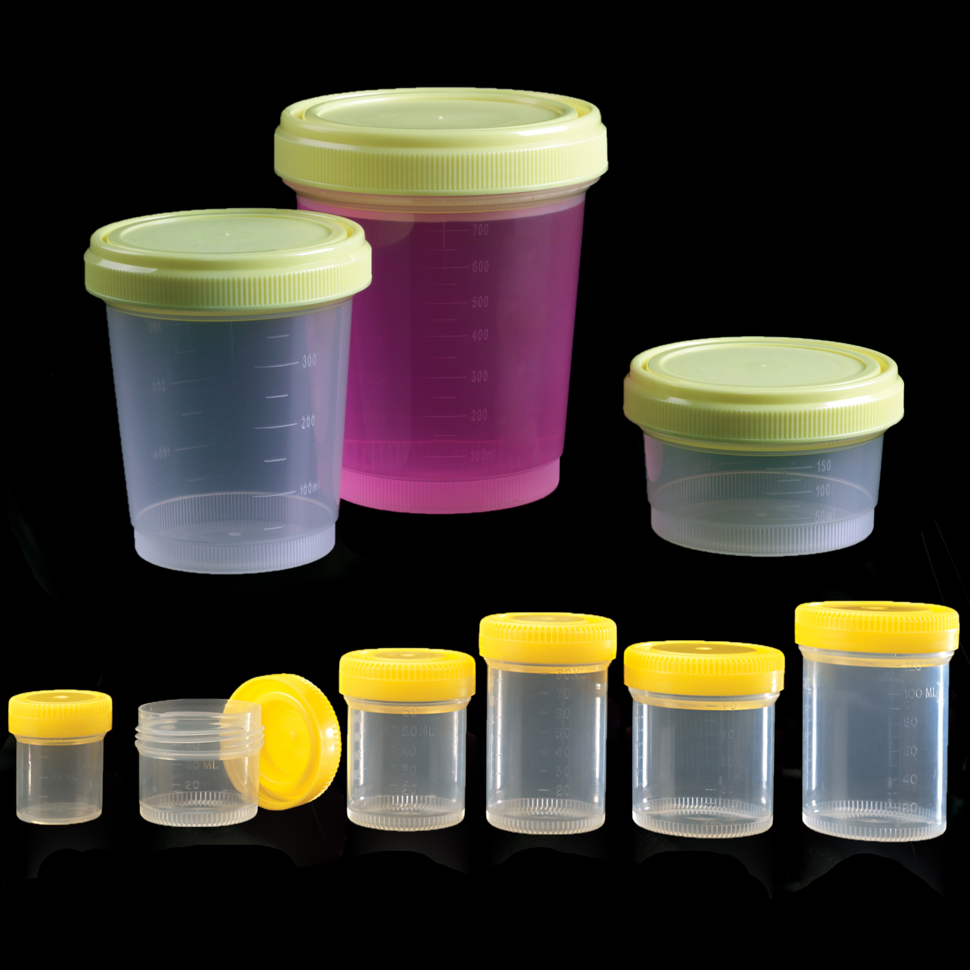 With double-sealed screw caps