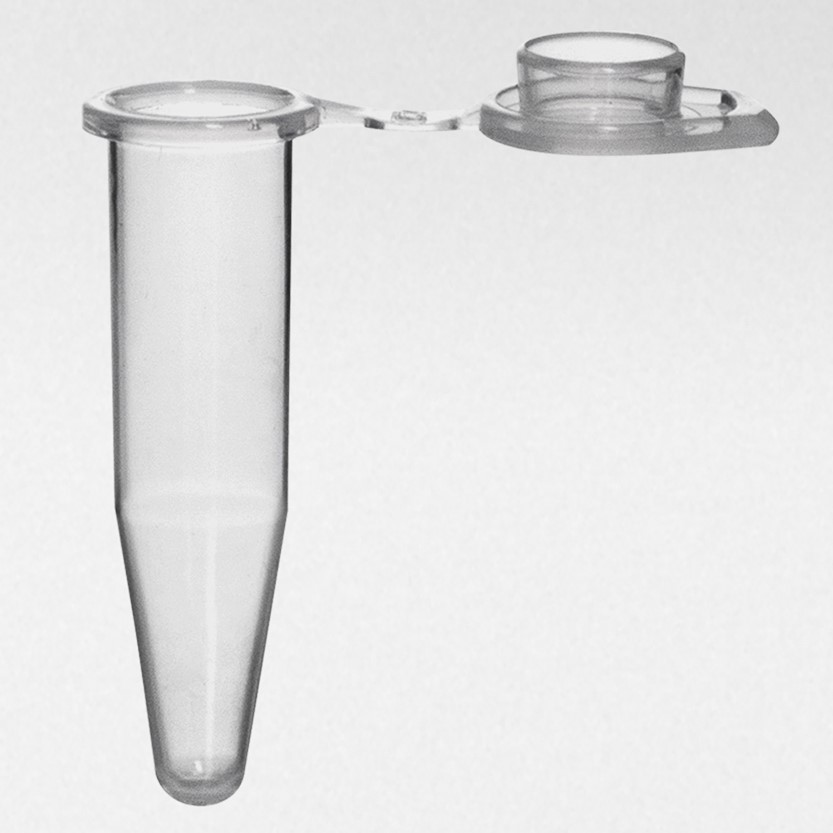 PCR rør 0.5 ml natur PP hængslet fladt klart låg PCR ready 20.00...