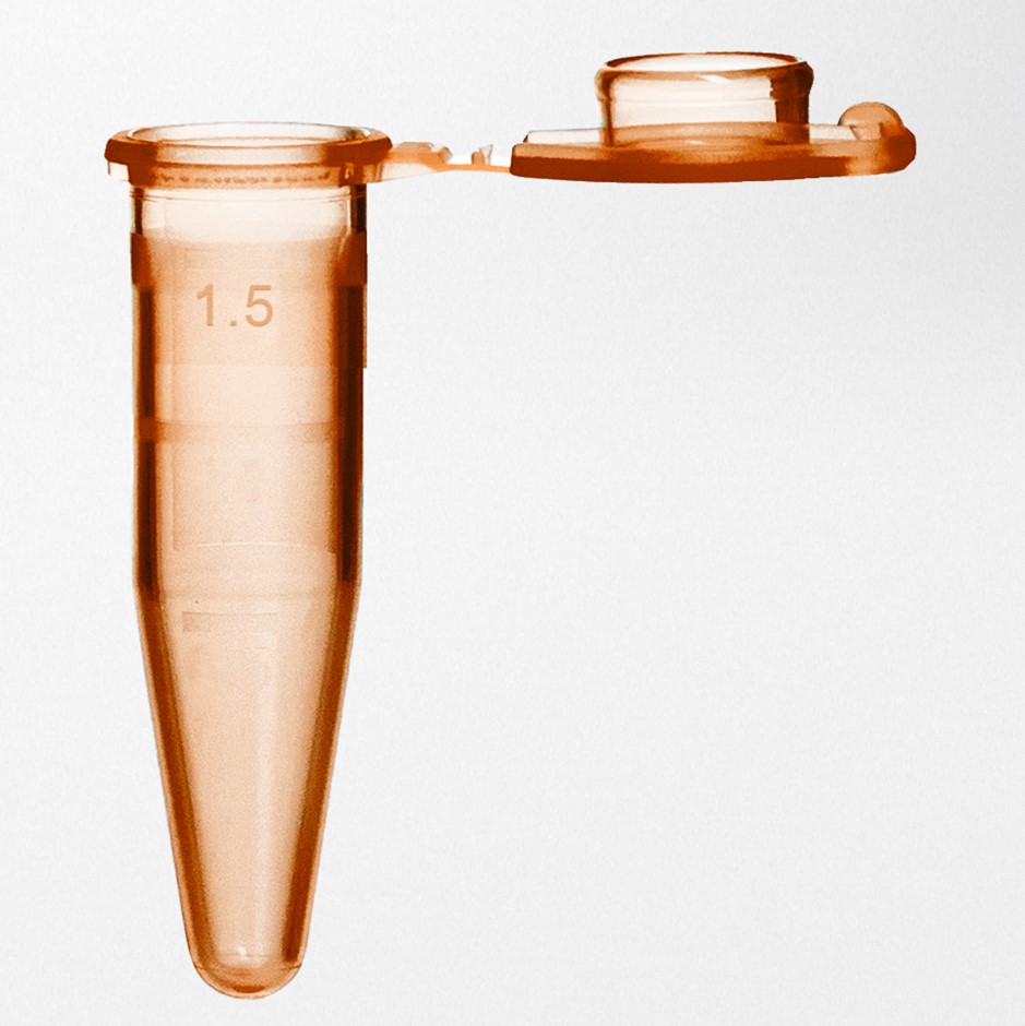 Micro tube PP 1.5 ml with attached cap amber Safe-lock max 30.00...