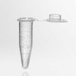 Microtube PP 1,5 ml with attached cap RNase-, DNase- and Pyrogen...