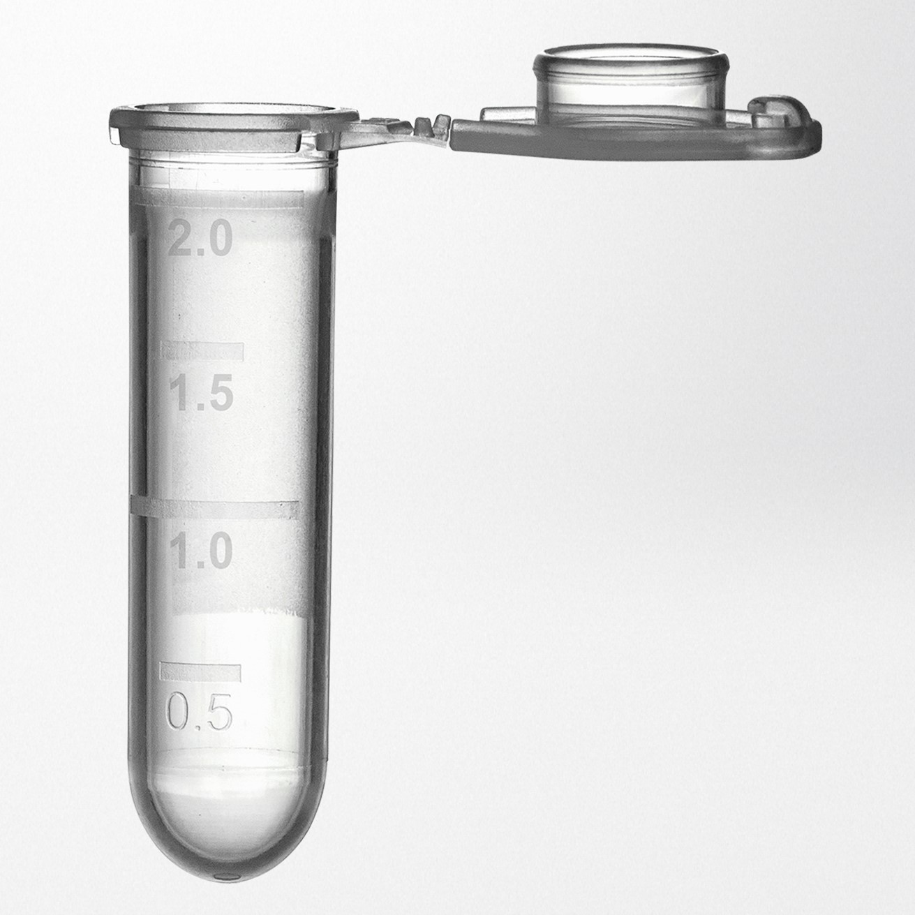Micro tube PP 2,0 ml attached cap safelock natural 30.000 G