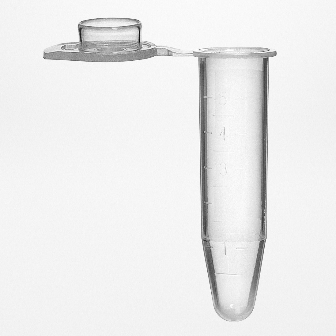 Micro tube PP 5,0 ml attached lid RNase-, DNase- and Pyrogenfree...