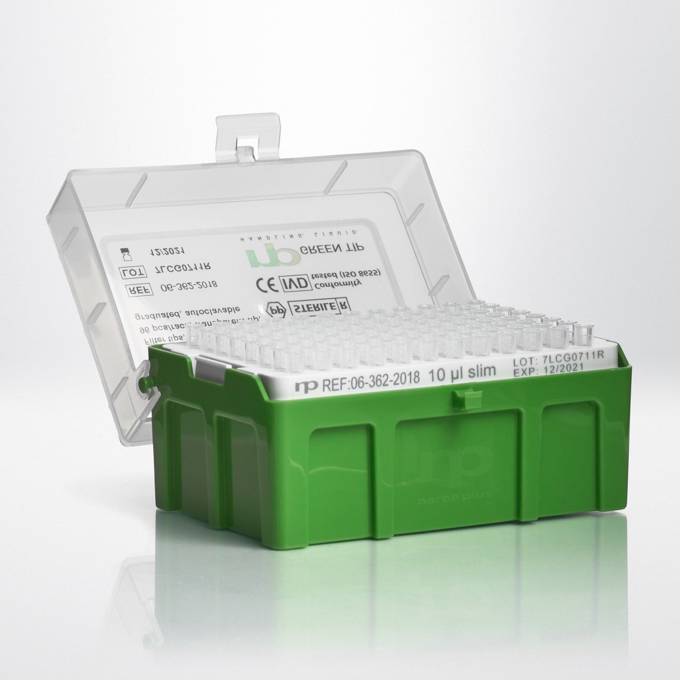 Pipette tip 20 µl super slim Sterile R 96 tips/rack RNase DNase Pyrogen and DNA free