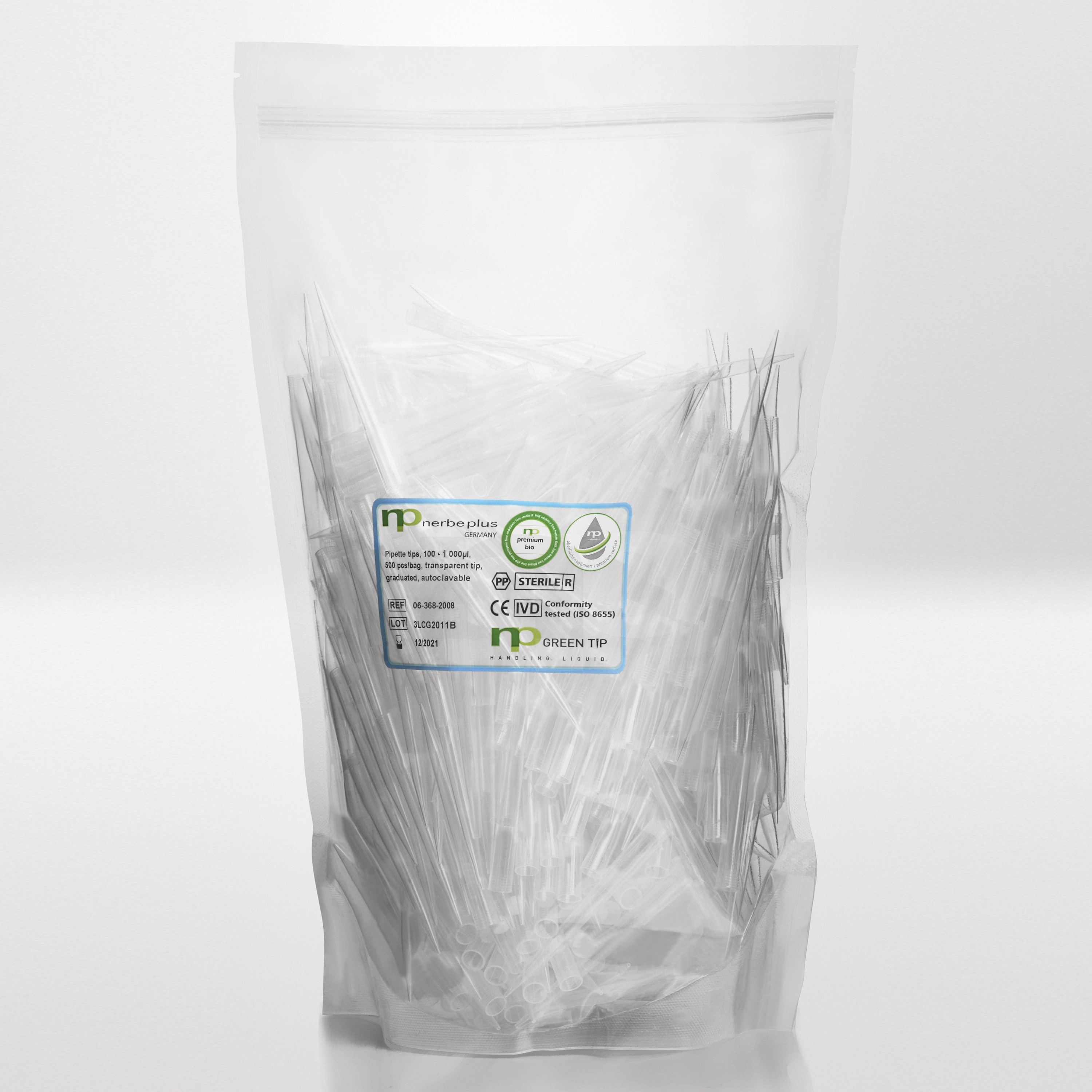 Pipette tip 1000 µl Sterile R RNase DNase Pyrogen and DNA free