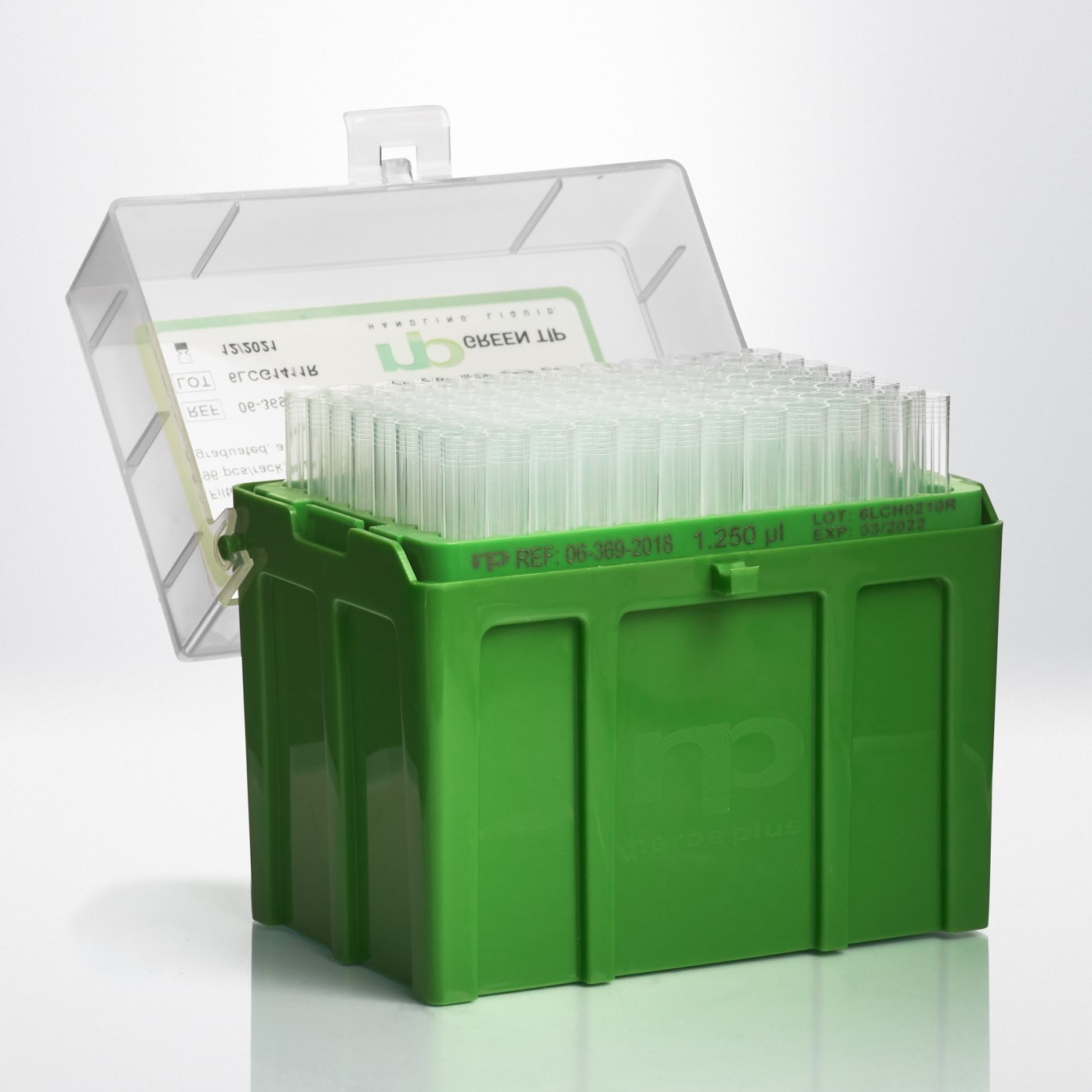 Pipette tip 1250 µl Sterile R 96 tips/rack RNase DNase Pyrogen and DNA free