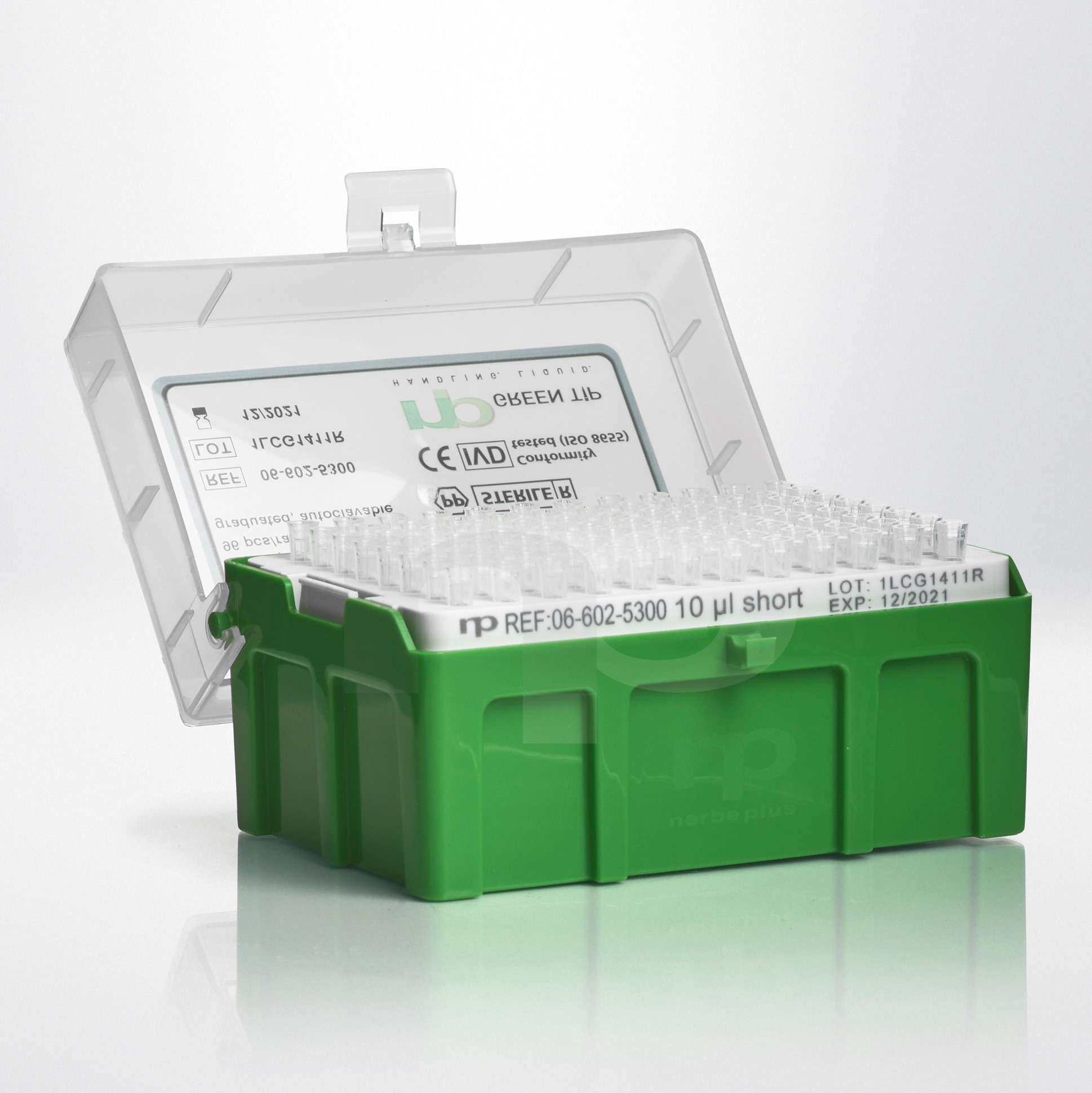 Filter tip 10 µl short Sterile R RNase DNase Pyrogen and DNA free