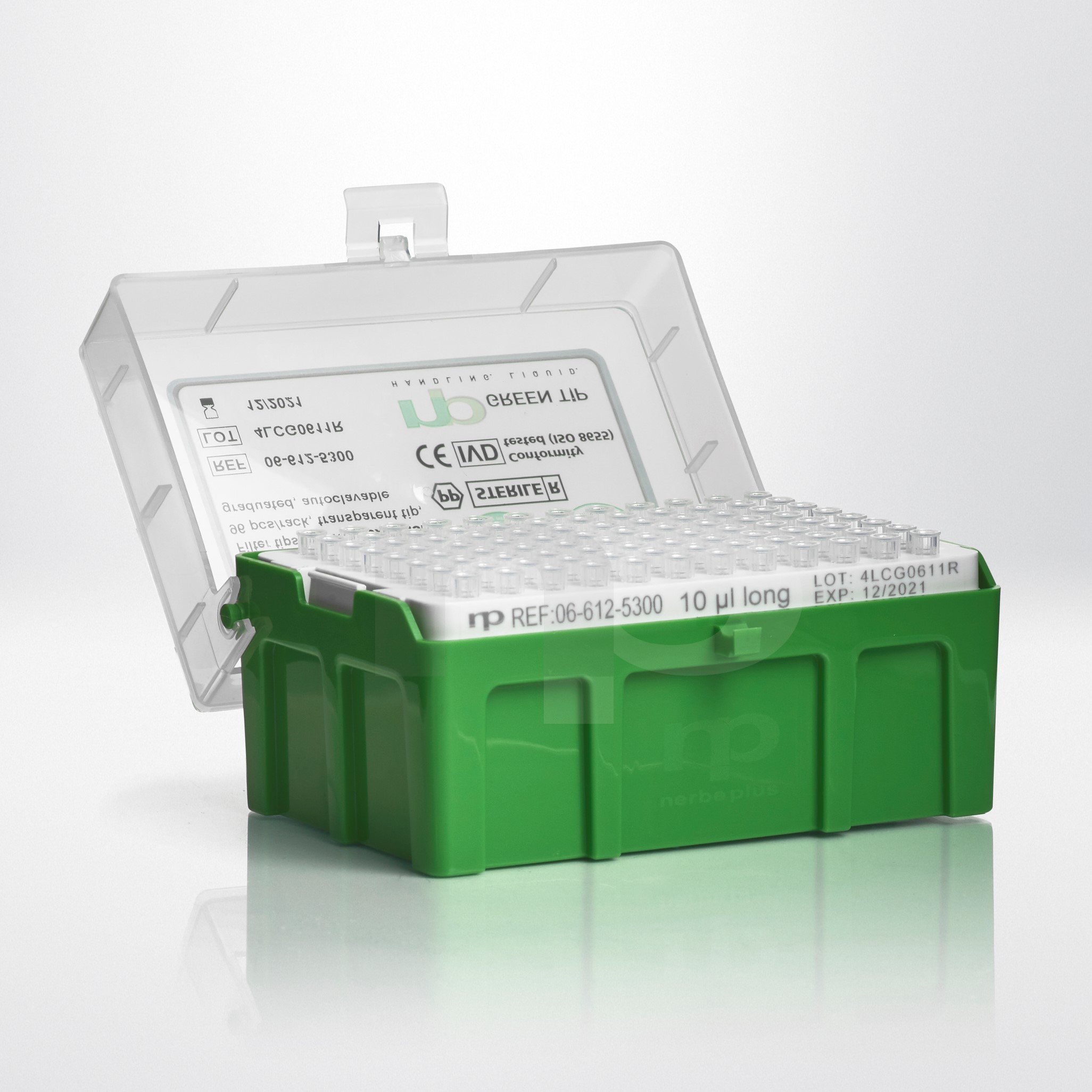 Filter tip 10 µl extra long Sterile R 96 tips/rack RNase DNase Pyrogen and DNA free