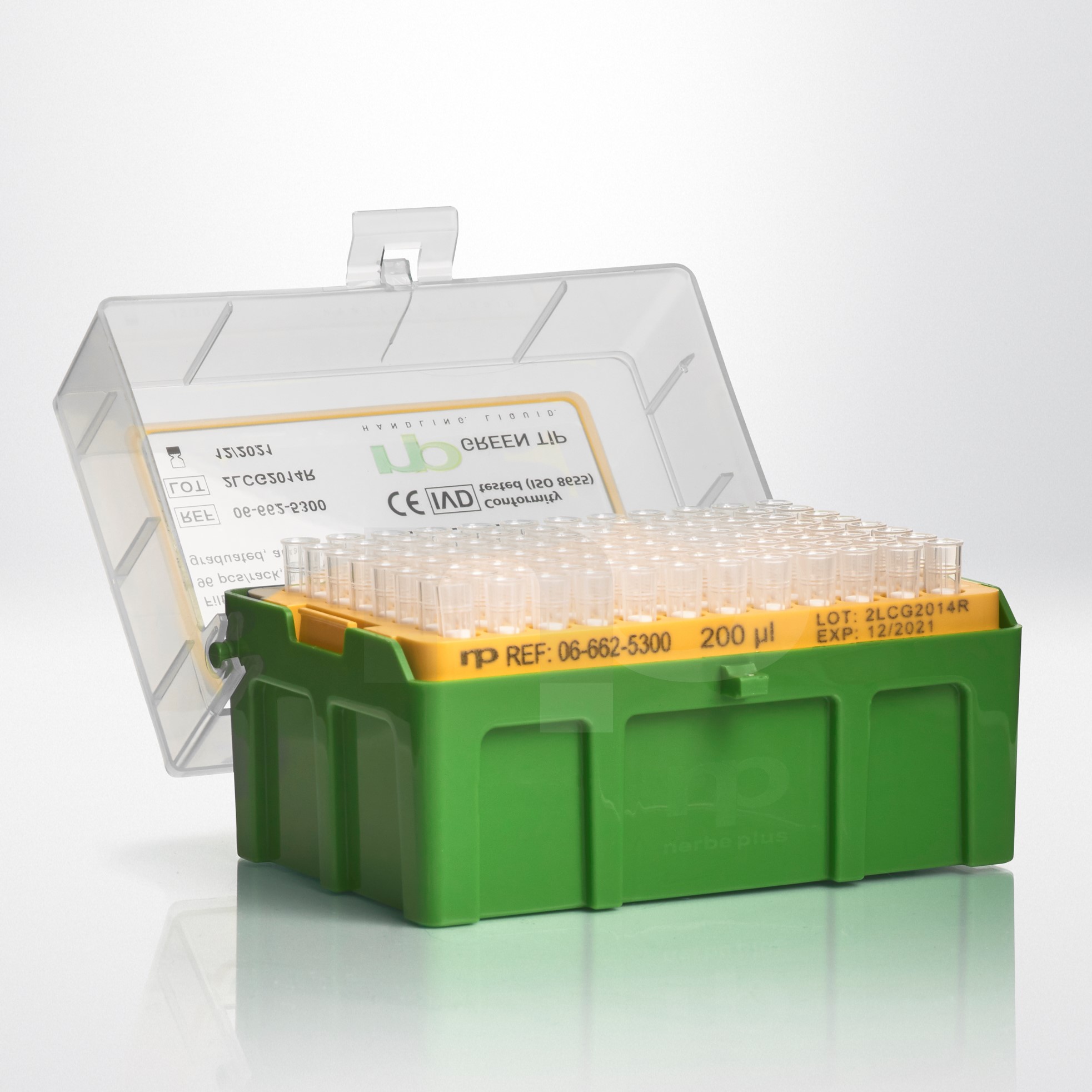 Filter tip 200 µl Sterile R 96 tips/rack RNase DNase Pyrogen and DNA free