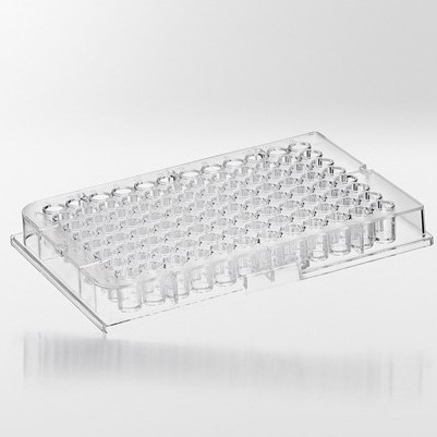 Micro test plate PS 96 wells Flat-form 300 µl. Sterile R. Max 4....