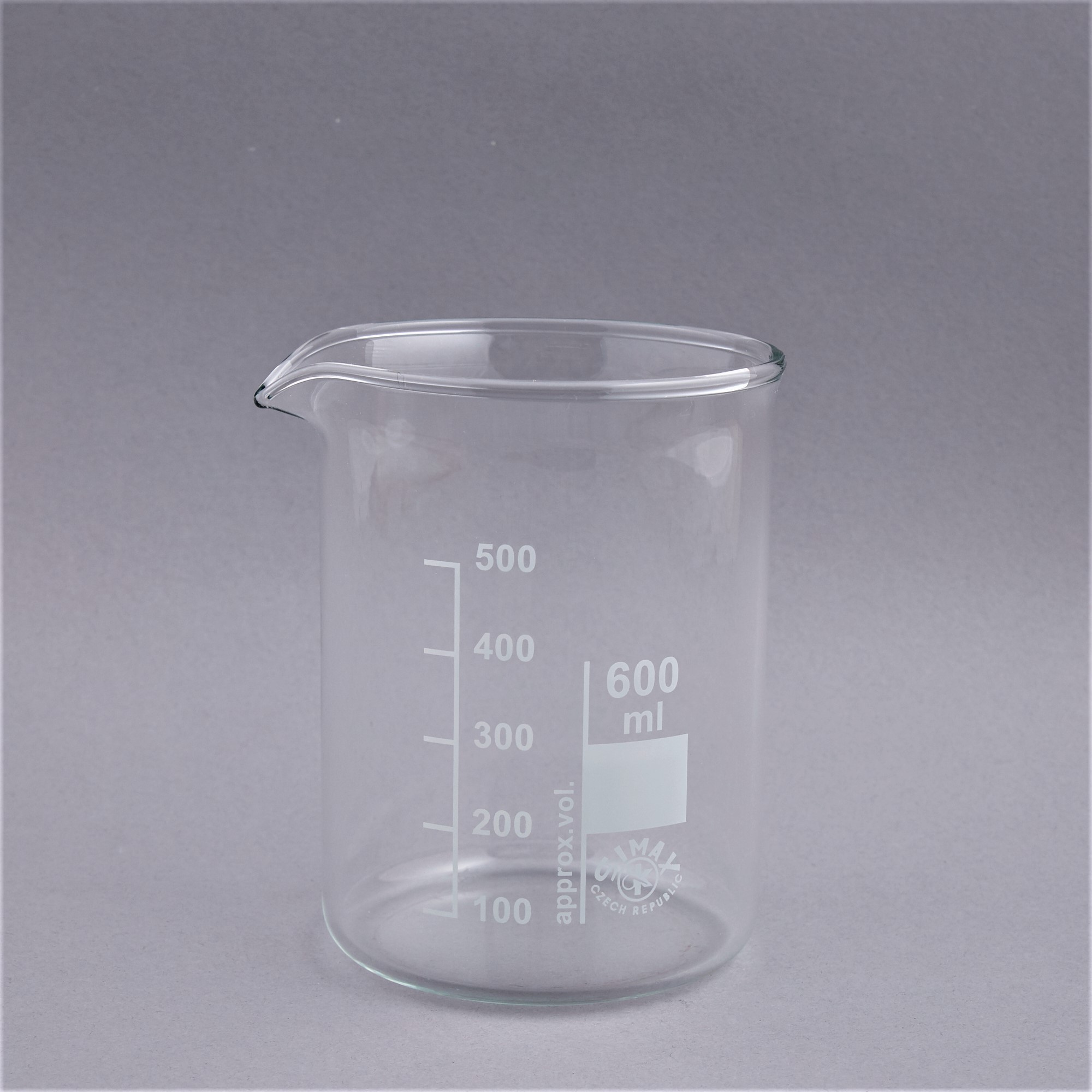 Beaker 600 ml low shape - graduated