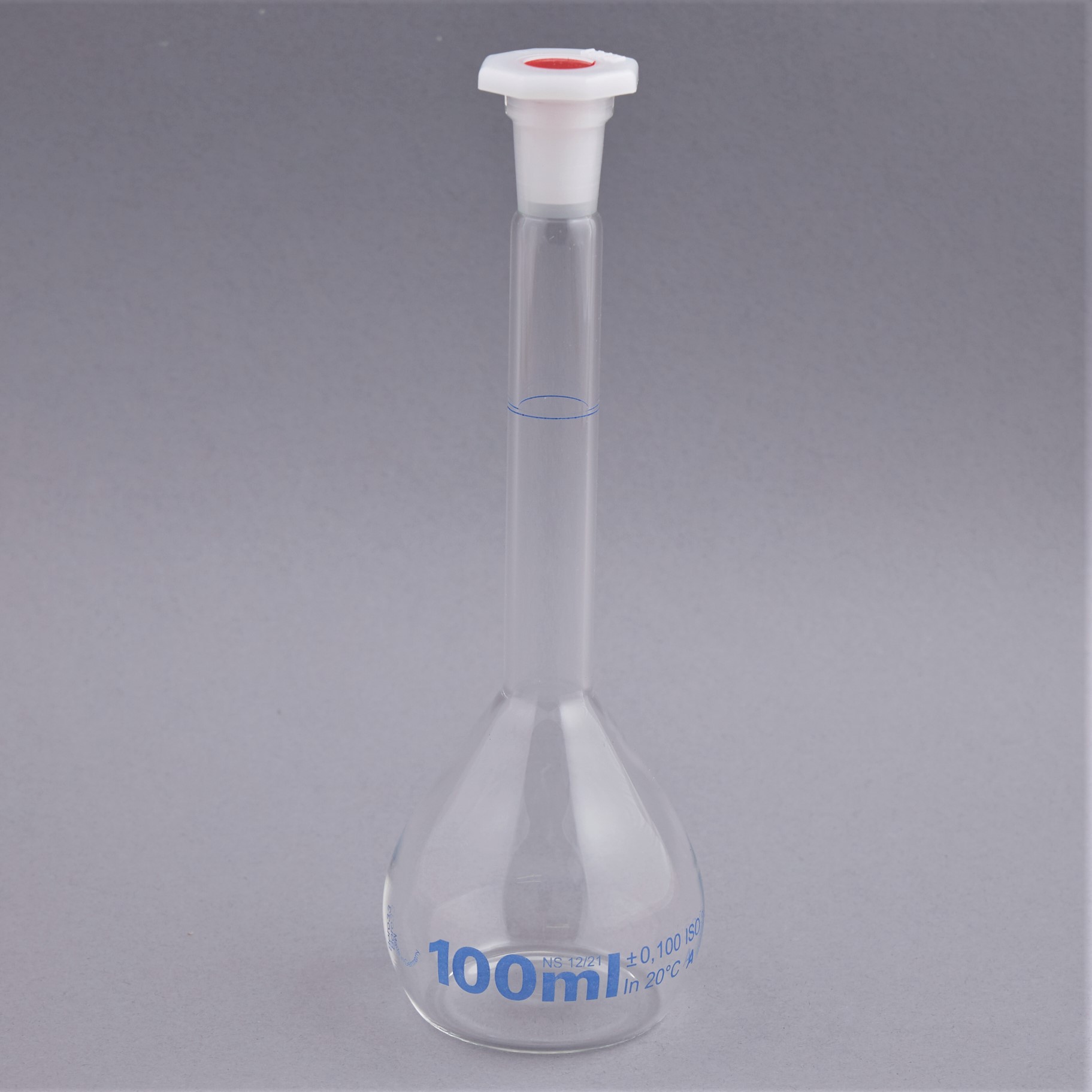 Volumetric flask 100 ml NS 12/21 Duran glass class A 