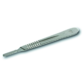 Scalpel handel no. 4 metal
