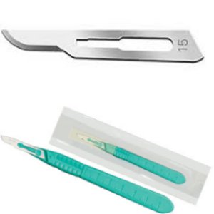 Disposable scalpel size 15 Sterile R