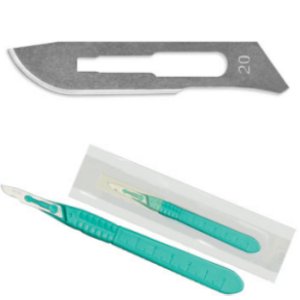 Disposable scalpel size 20 Sterile R