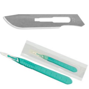 Disposable scalpel size 22 Sterile R