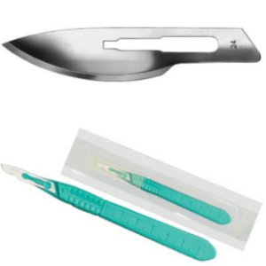 Disposable scalpel size 24 Sterile R