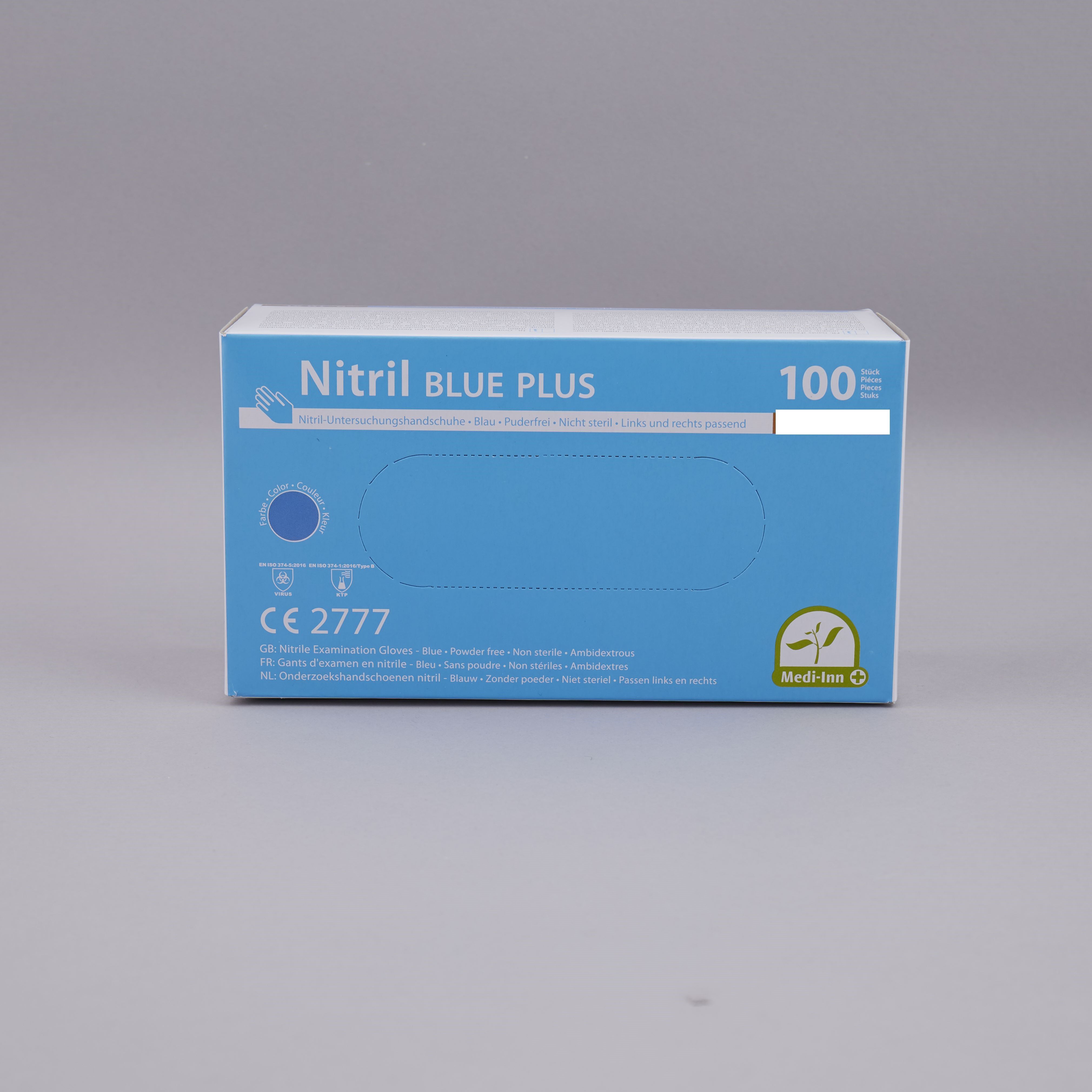 Nitril gloves powder free size XXL, blue