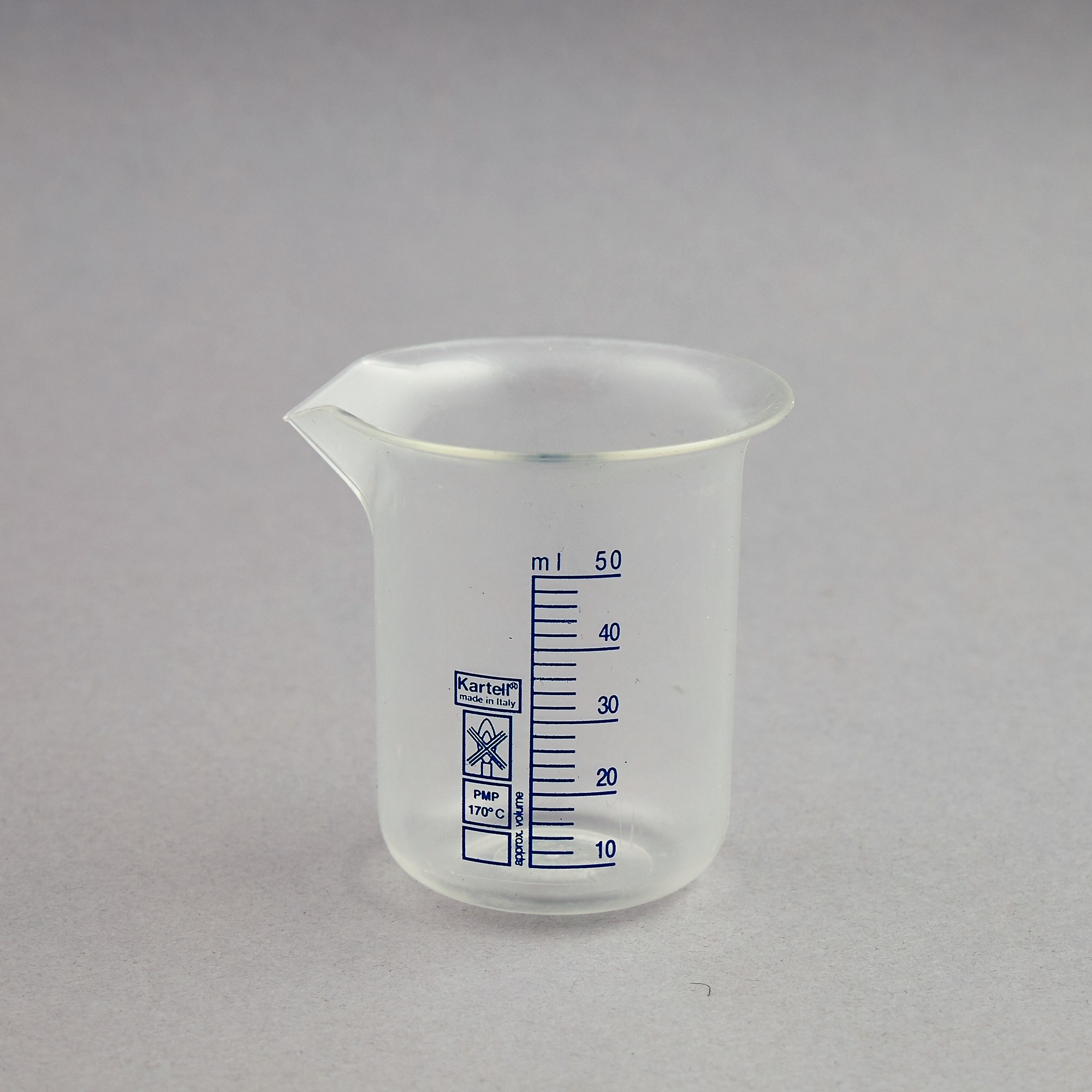 Beaker TPX 50 ml 2 ml-graduated