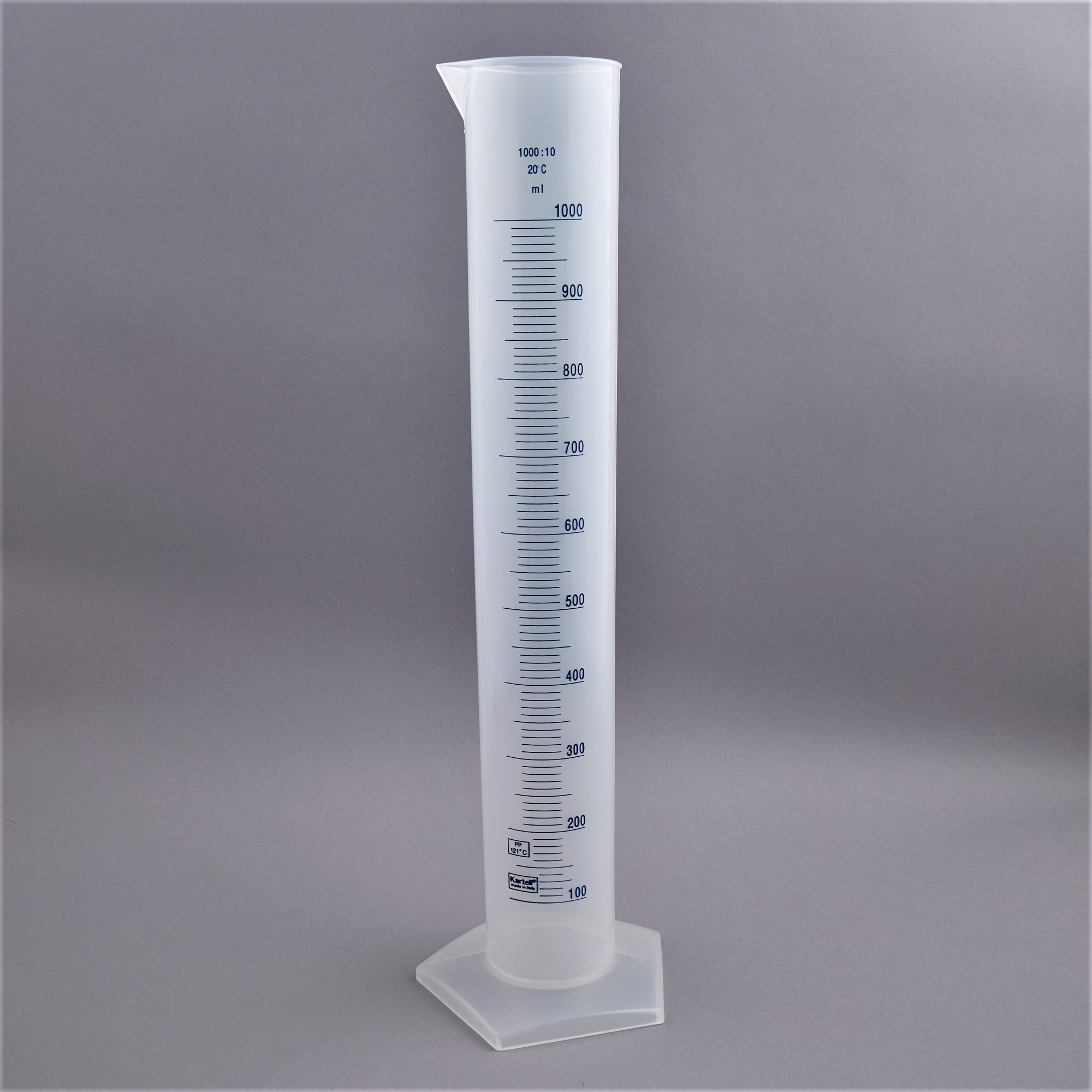 Measuring cylinder PP 1000 ml 100 ml graduations