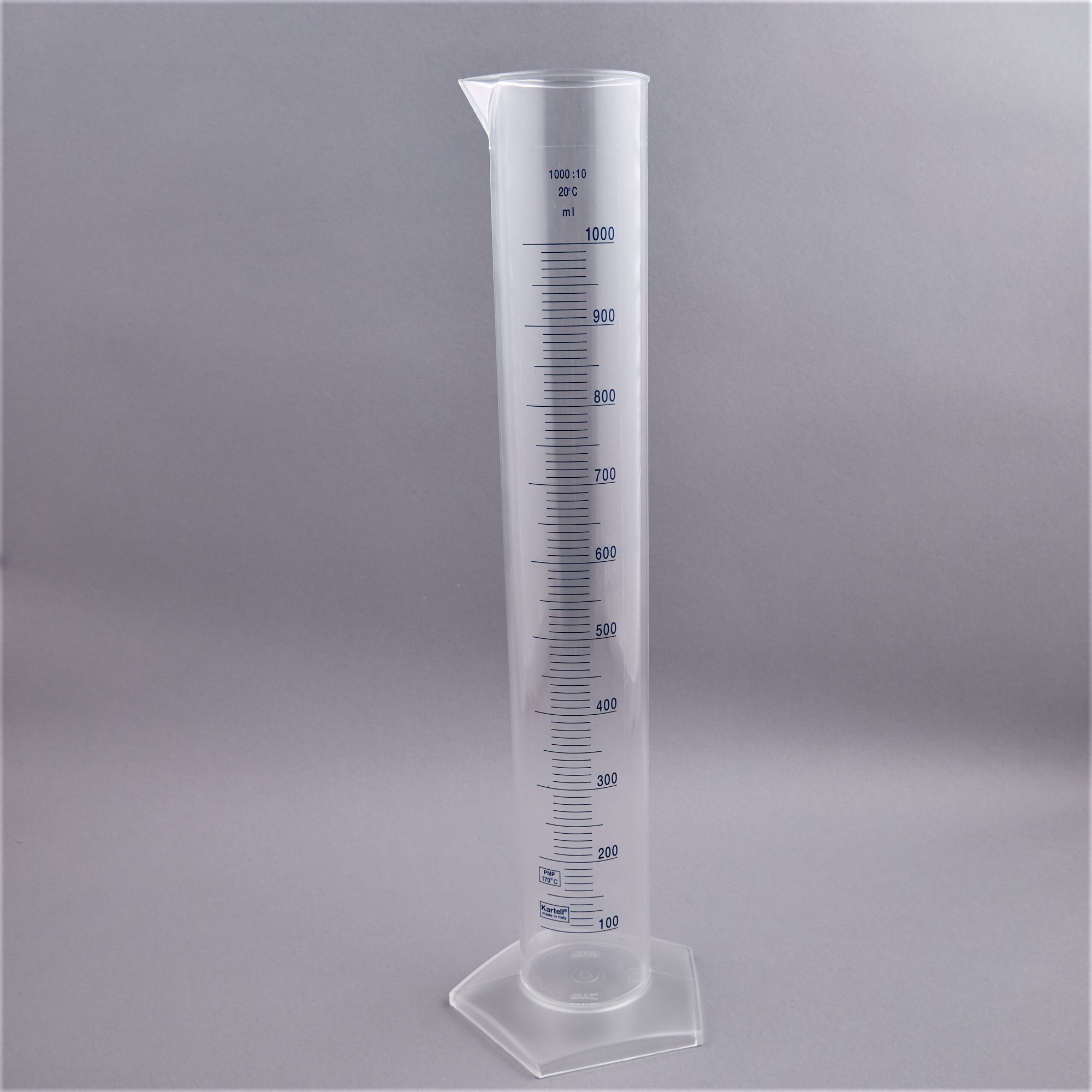 Measuring cylinder TPX 1000 ml 100 ml graduations