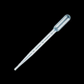 Plast Pasteur pipette 6 ml, bulb vol. 2.3 ml  stem ø 5.0 mm