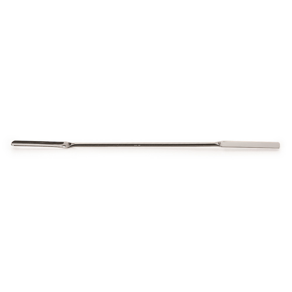 Double spatula curved 185 mm x 9 mm