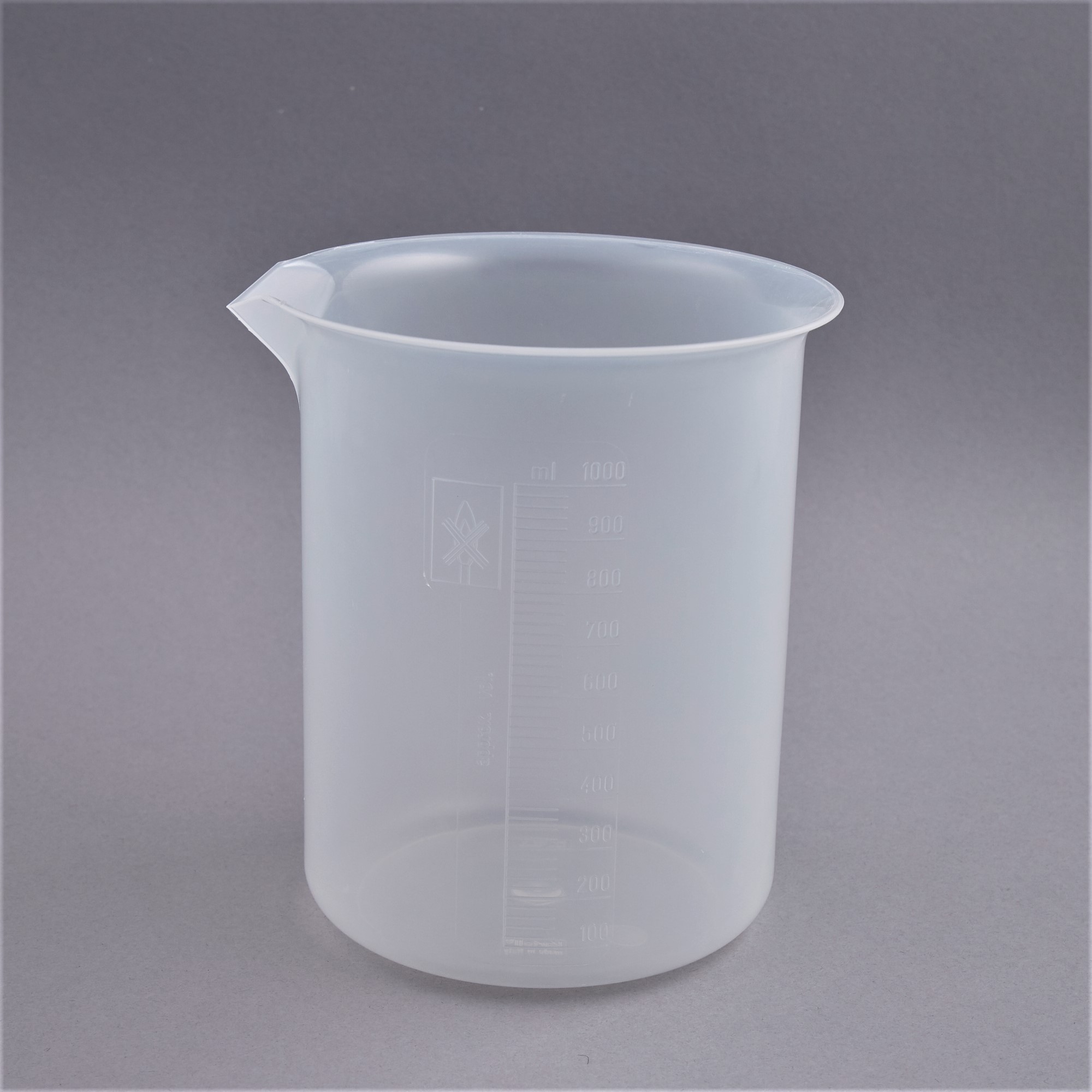 Beaker PP 1000 ml graduated