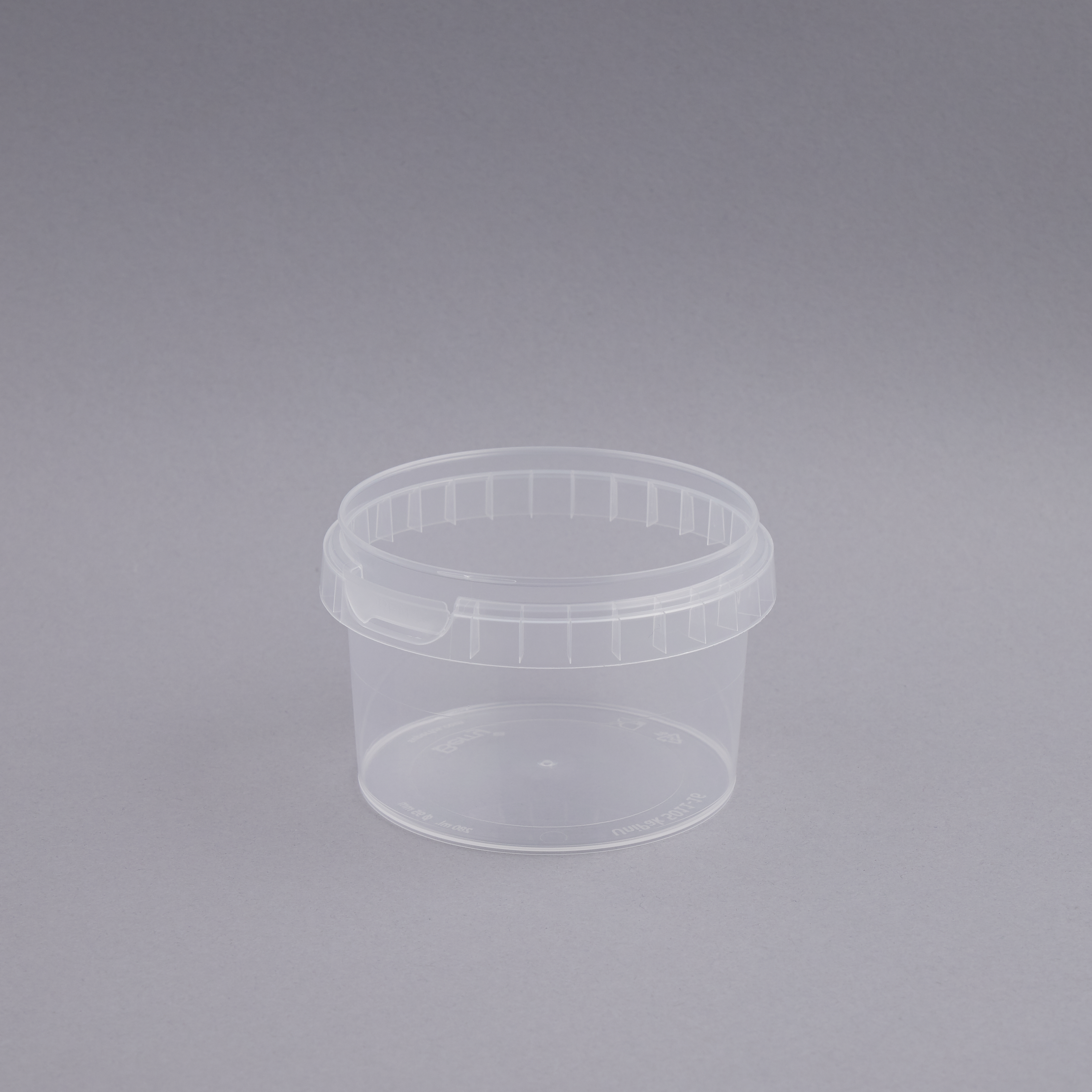 Jar 280 ml clear PP w/o lid ø 95/80 mm h: 62 mm