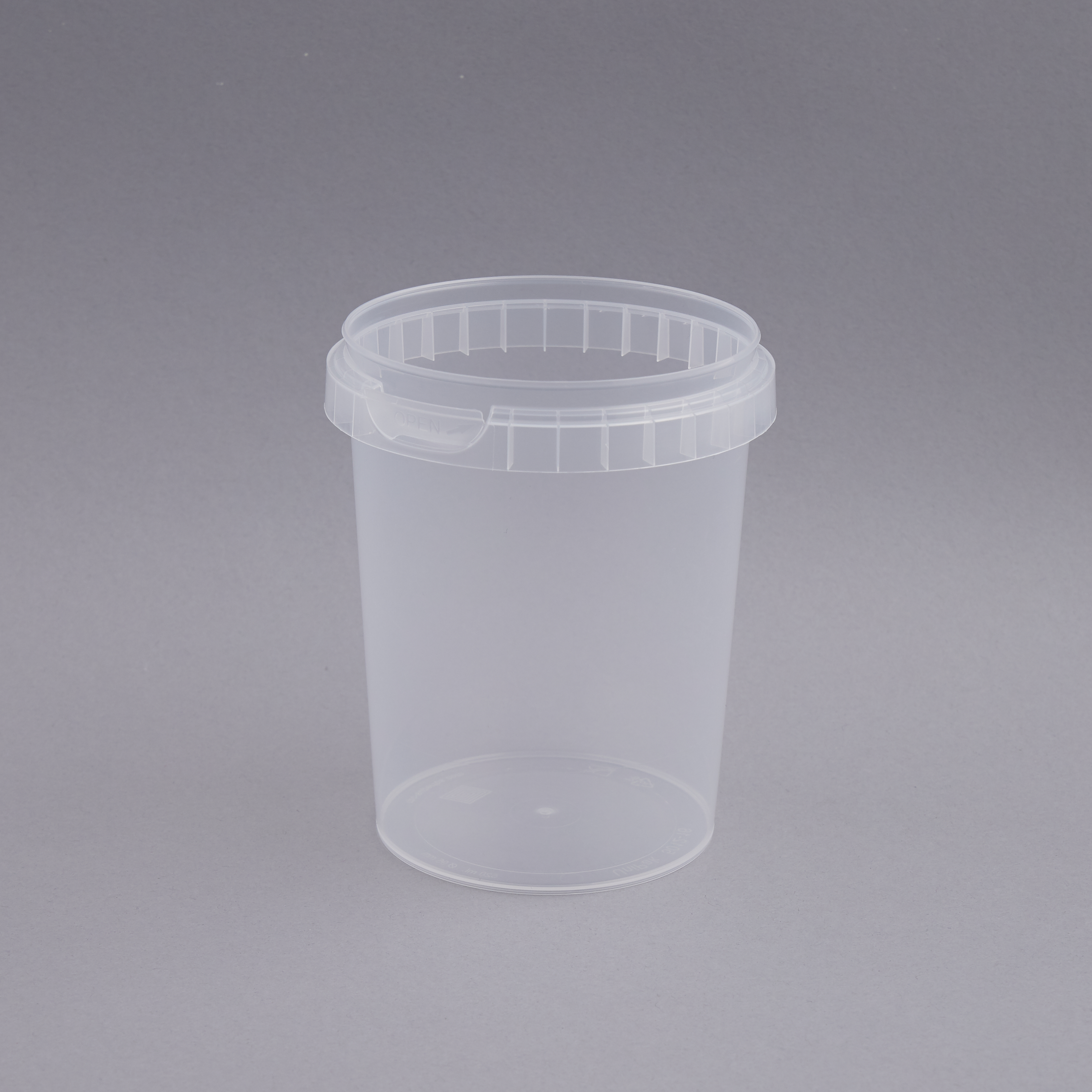 Jar 520 ml clear PP w/o lid ø 95/75 mm h: 114 mm