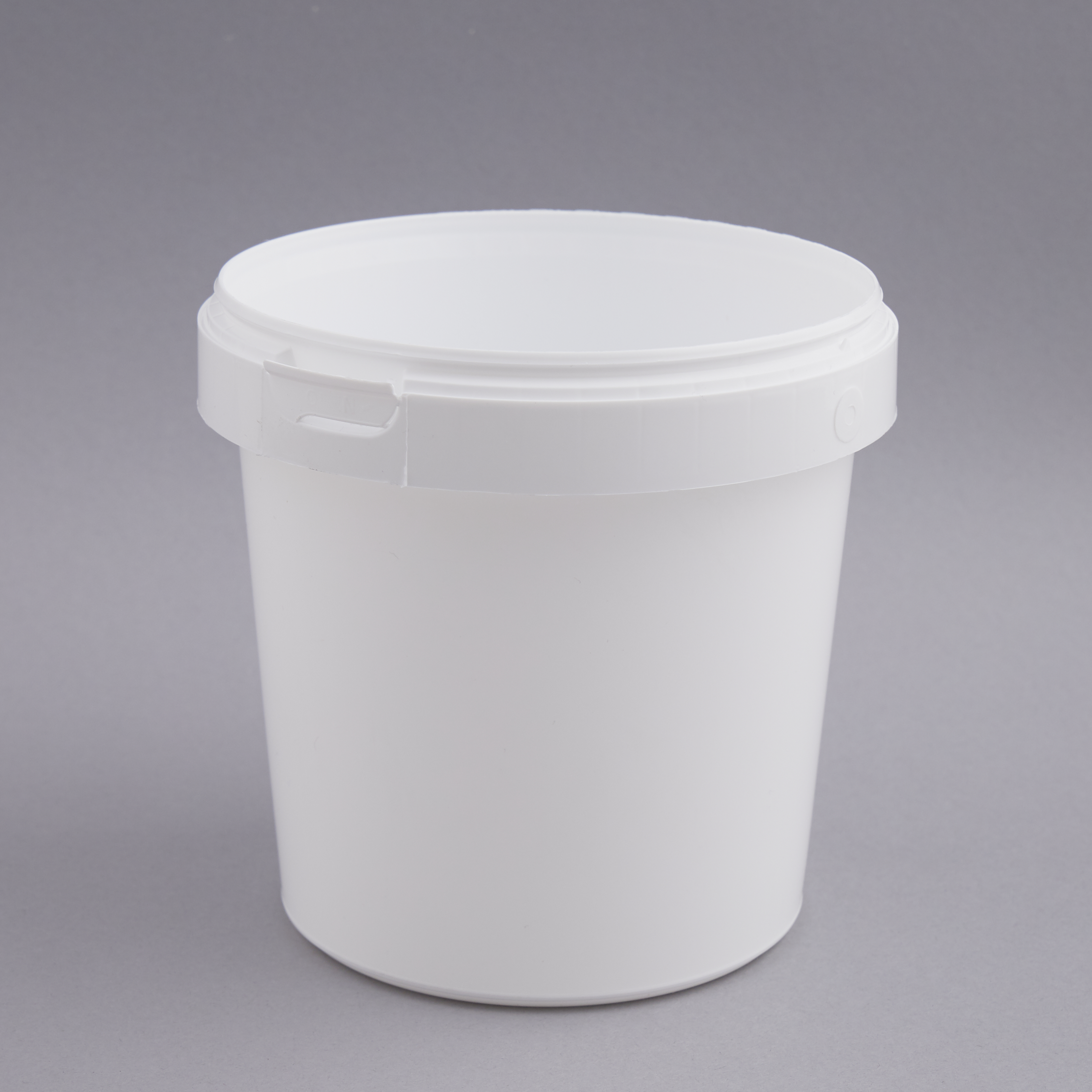Jar 1000 ml white PP w/o lid ø 133/110 mm h: 108 mm