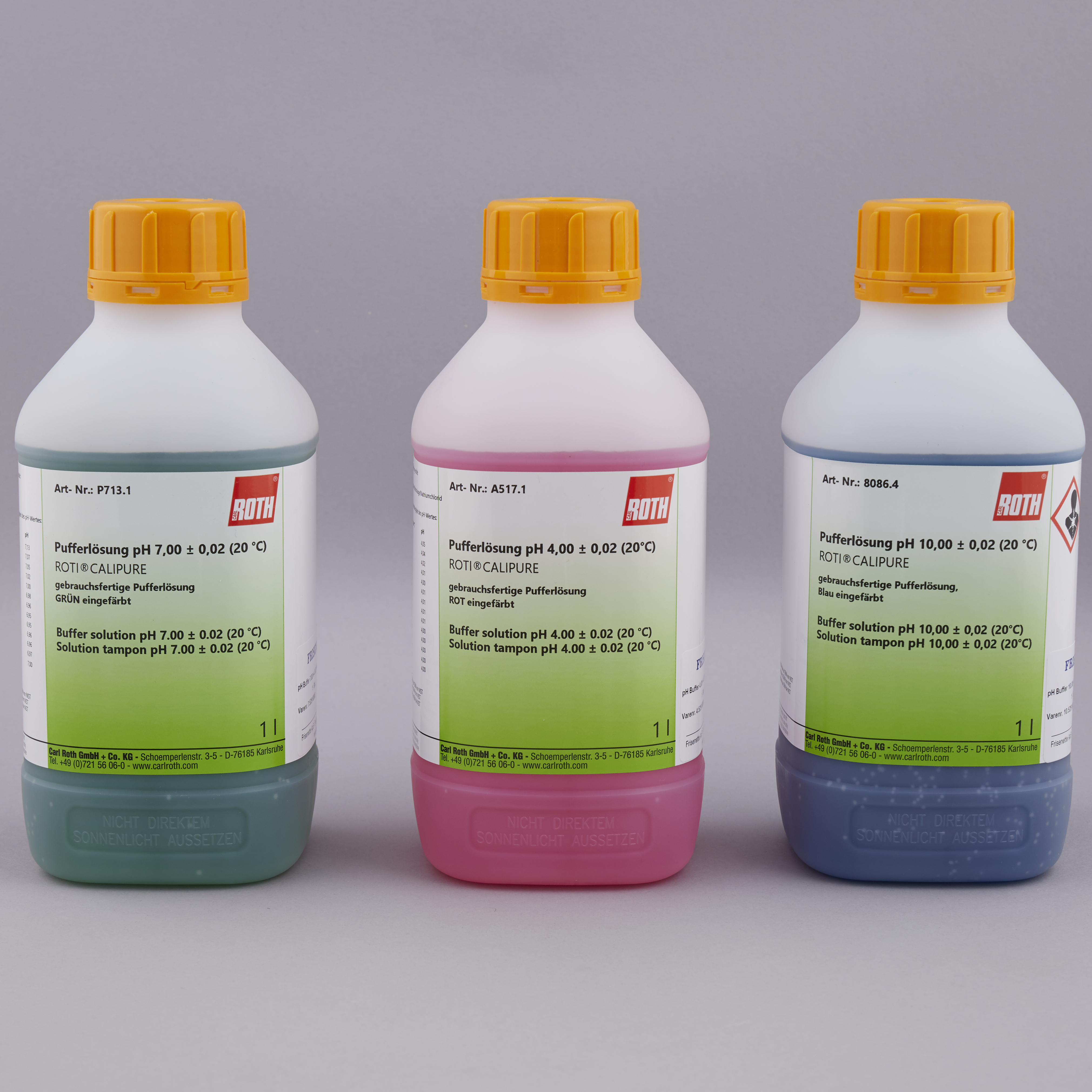 pH Buffer 7.00 +/- 0.01 1000 ml. green