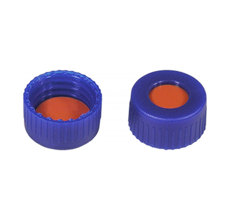 Skruelåg til N9 vial Gummi/TEF 1,0 mm septum