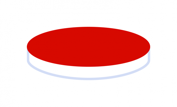 Septum for N9 Screw cap Silicone/PTFE 1.0 mm