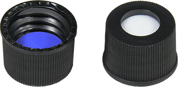 Screw cap for N10 vial Silicone/PTFE slit 1.5 mm septum