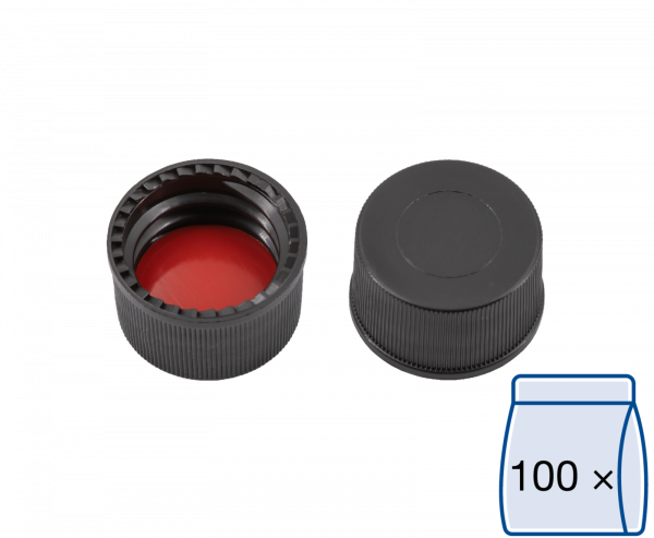 Screw cap for N13 vial Silicone/PTFE 1.3 mm septum