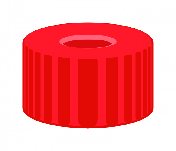 Screw cap for N9 vial PTFE/Silicone/PTFE 1.0 mm septum