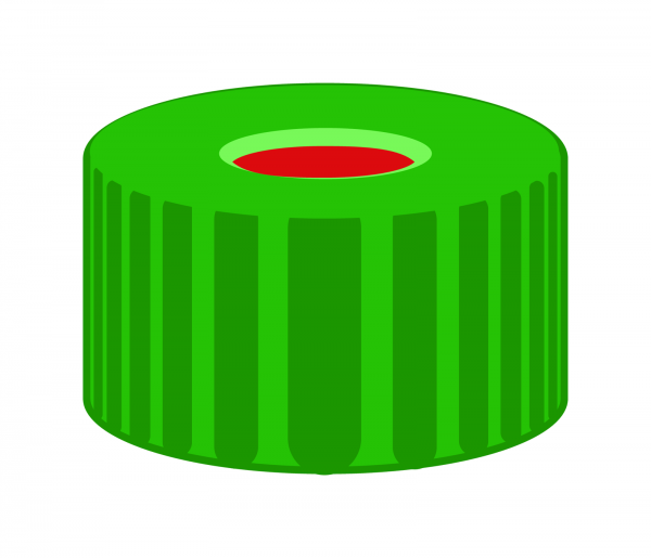 Screw cap for N9 vial PTFE/Silicone/PTFE 1.0 mm septum