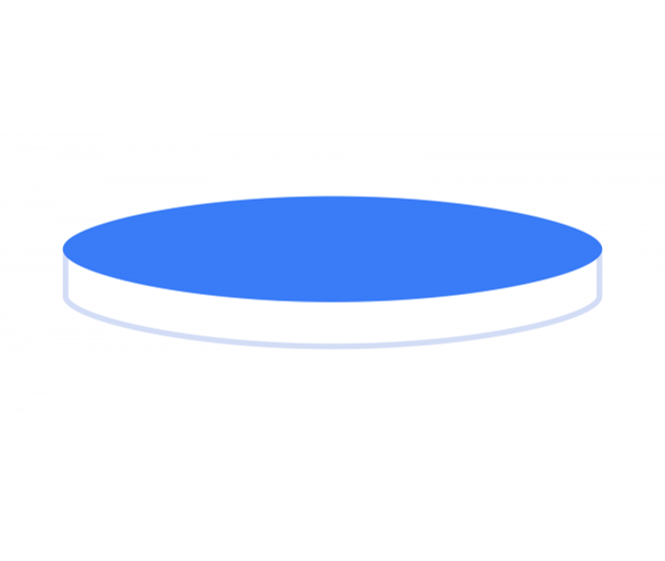 Septum til N18 skruelåg Silikone/PTFE 1,5 mm