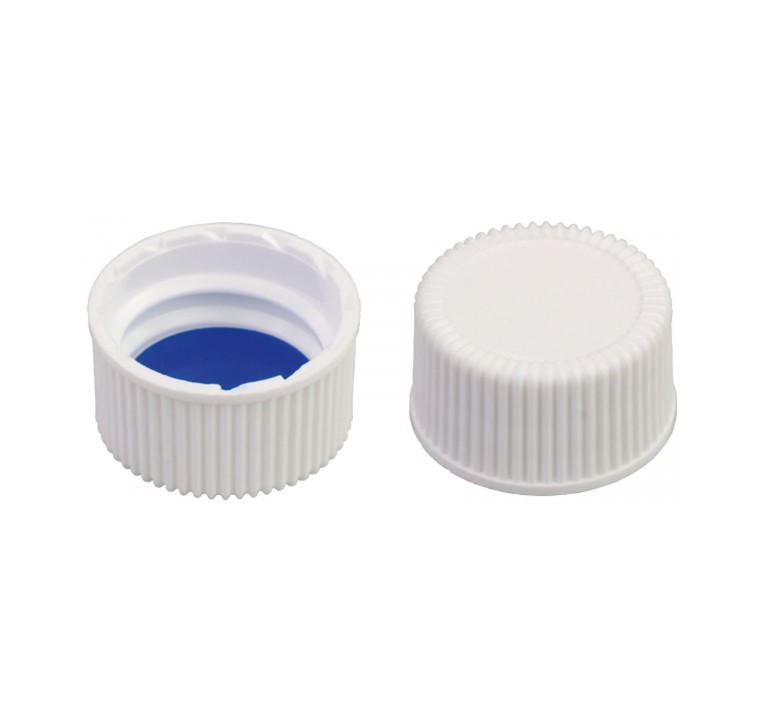 Screw cap for N20 vial closed Silicone/PTFE 1.3 mm septum