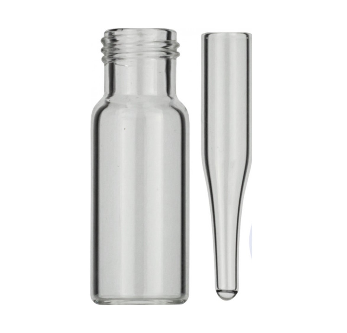 N9 vial for screw cap 1.5 ml 11.6 x 32 mm clear glass with 0,2 m...