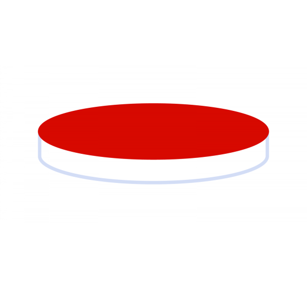 Septum for N13 Screw cap Silicone/PTFE 1.3 mm