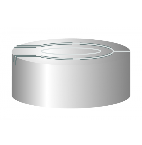 Crimp cap for N20 Vial complete tear off Butyl/PTFE 3.0 mm septu...