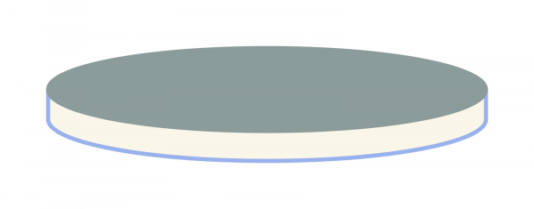 Snap cap for N20 vial-PE Butyl/PTFE 1.3 mm septum