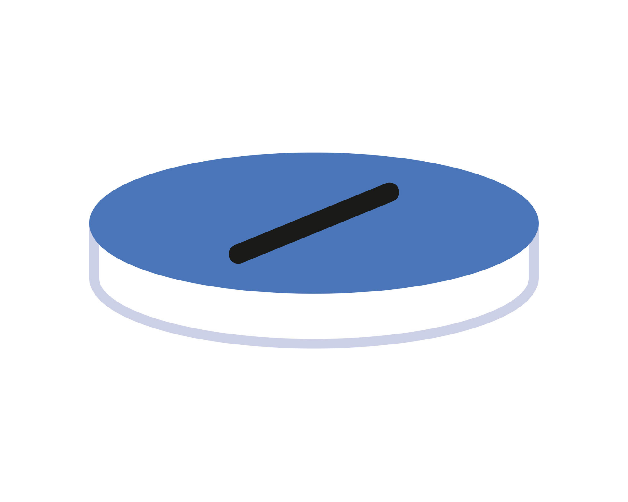 Septum for N8 Screw cap Silicone/PTFE slit 1.0 mm