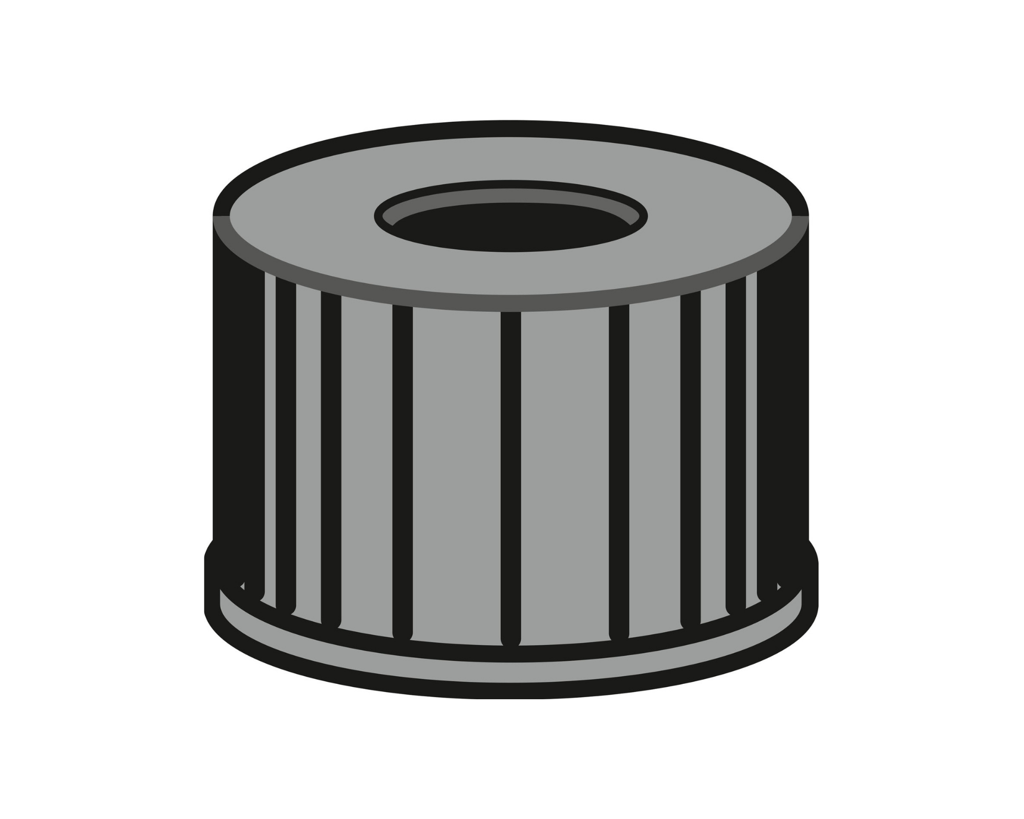 Screw cap N8 Black No liner