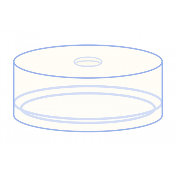 Snap cap for N20 vial-PE Transparent No liner