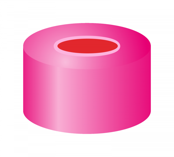 Crimp låg til N11 vial Gummi/PTFE 1,0 mm septum