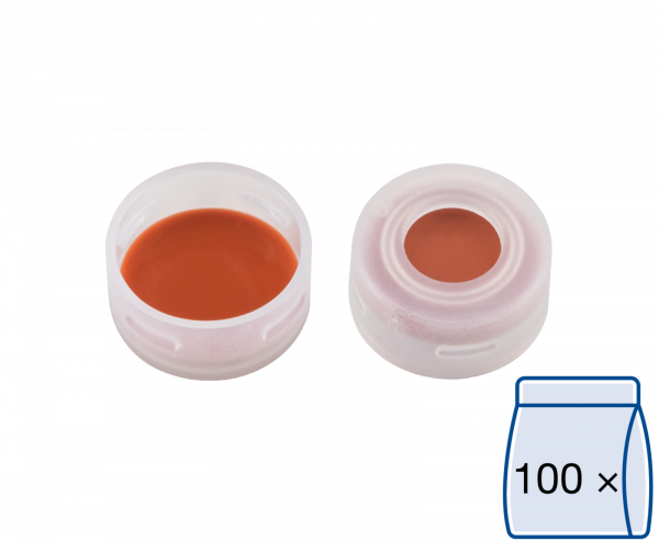 Snap cap for N11 vial Rubber/PTFE 1.0 mm septum