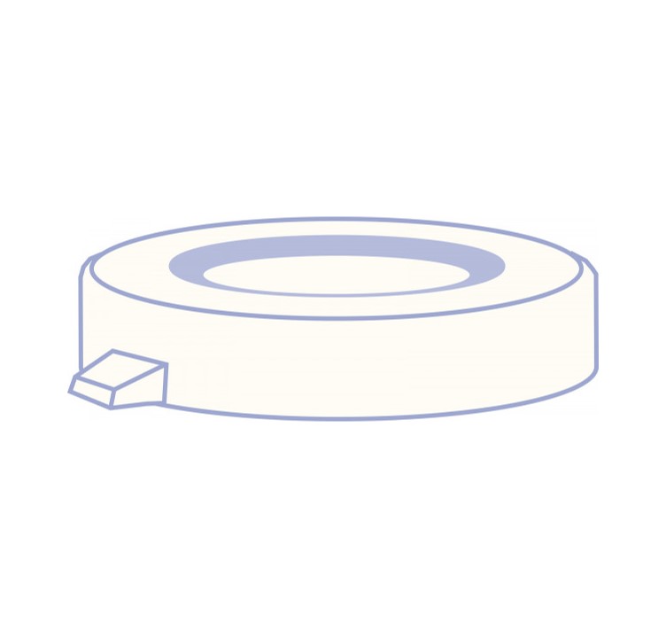 Snap cap for N22 vial Transparent No liner