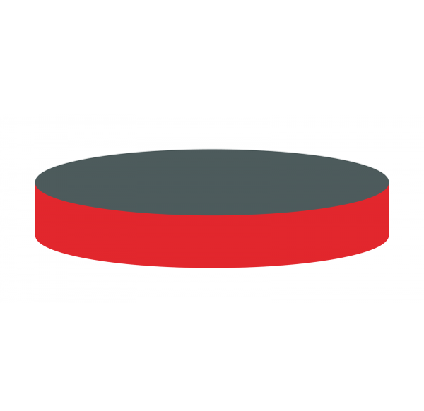 Septum for N20 crimp cap Butyl/PTFE 3.0 mm